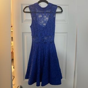Small blue homecoming dress
